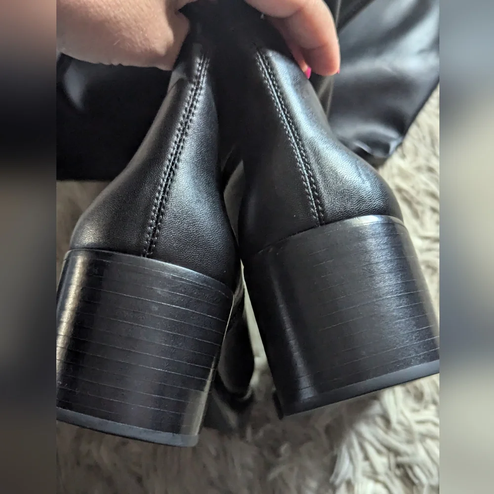 NWOT Jeffrey Campbell Reflect Thigh High Platform Boots in Black